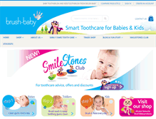 Tablet Screenshot of brushbaby.co.uk